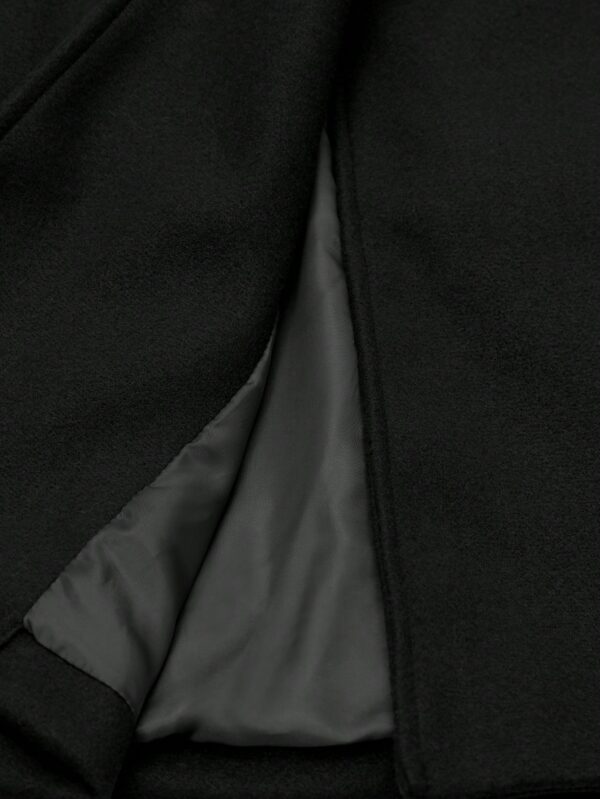 Chaqueta Elegante con Panel Peludo y Botón Doble - Image 72