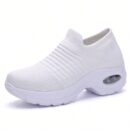 Zapatillas Deportivas de Mujer con Amortiguación y Diseño Tejido