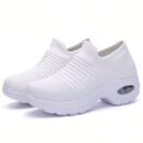 Zapatillas Deportivas de Mujer con Amortiguación y Diseño Tejido
