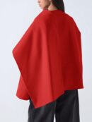 Poncho Abrigo Capa Liso Minimalista para Otoño/Invierno