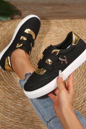 Zapatillas Deportivas Negras Antideslizantes con Cordones