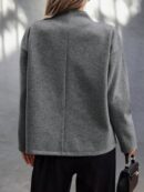 Campera Casual de Manga Larga con Doble Botonadura