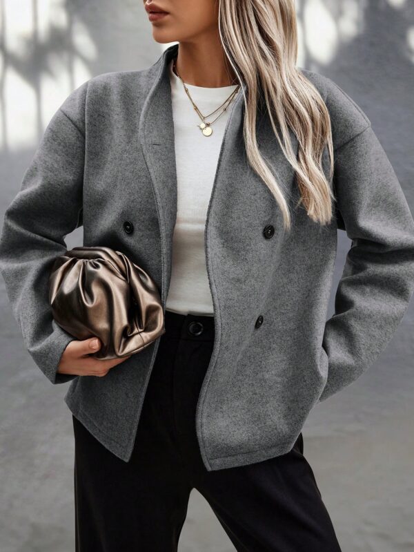 Campera Casual de Manga Larga con Doble Botonadura - Image 24