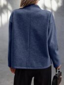 Campera Casual de Manga Larga con Doble Botonadura