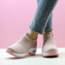 Zapatillas Deportivas de Mujer con Amortiguación y Diseño Tejido