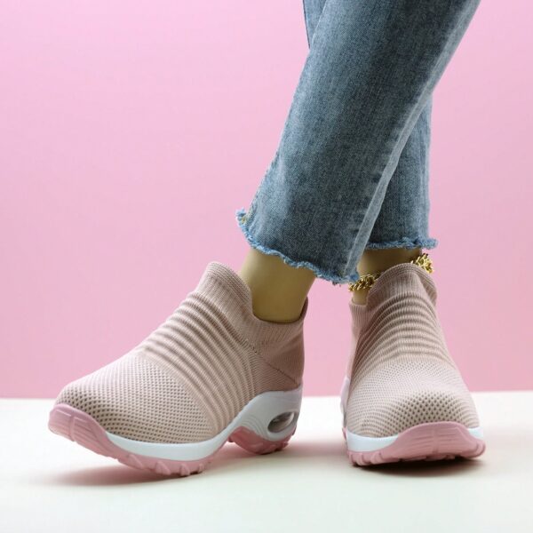Zapatillas Deportivas de Mujer con Amortiguación y Diseño Tejido - Image 24