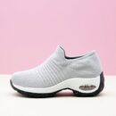 Zapatillas Deportivas de Mujer con Amortiguación y Diseño Tejido