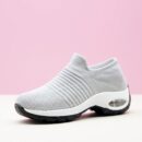 Zapatillas Deportivas de Mujer con Amortiguación y Diseño Tejido