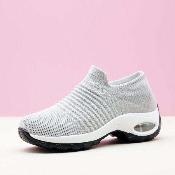 Zapatillas Deportivas de Mujer con Amortiguación y Diseño Tejido - Image 5
