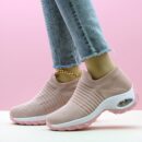 Zapatillas Deportivas de Mujer con Amortiguación y Diseño Tejido