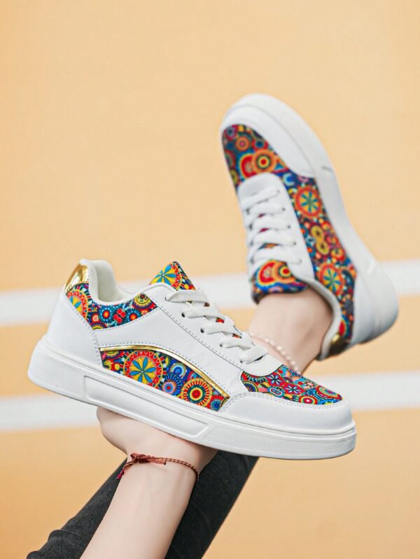 Zapatillas Deportivas con Estampado Aleatorio y Suela Gruesa - Image 42