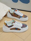 Zapatillas Deportivas con Estampado Aleatorio y Suela Gruesa