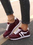 Zapatillas Deportivas con Plataforma y Encaje de Vellón