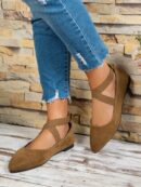 Zapatos Planos Negros Clásicos con Punta Afilada para Mujer