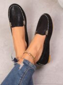 Mocasines de Lona Ligera en Talla Grande para Mujer