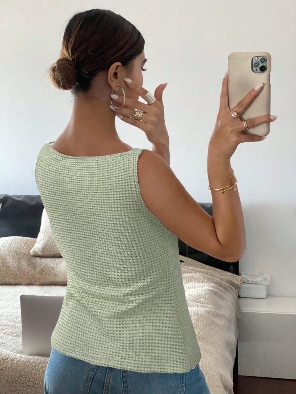 Blusa Elegante de Rayas con Botones y Abertura Frontal - Image 14