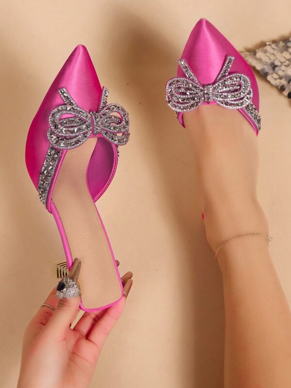 Zapatos de Tacón Alto Elegantes con Detalle de Moño - Image 65