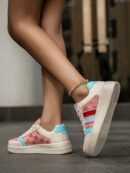 Zapatillas Deportivas con Estampado Aleatorio y Suela Gruesa