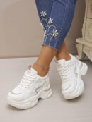 Zapatillas Casual Plataforma Invisible 8cm, Aumento de Altura