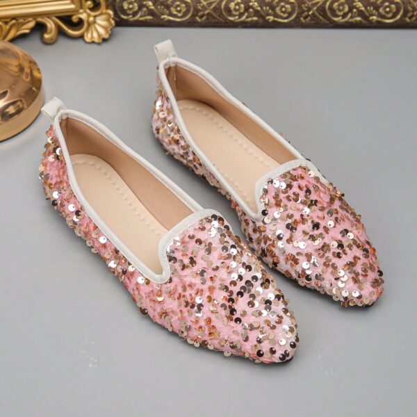 Zapatos Planos Estampados con Punta Afilada y Diseño Deslizable - Image 63