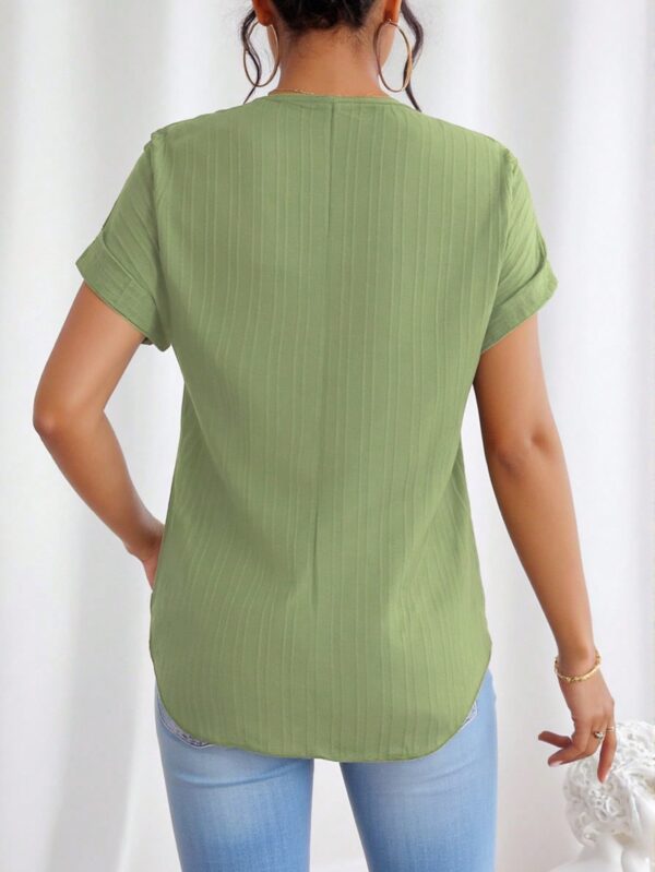 Blusa Casual con Cremallera y Manga Murciélago - Image 56