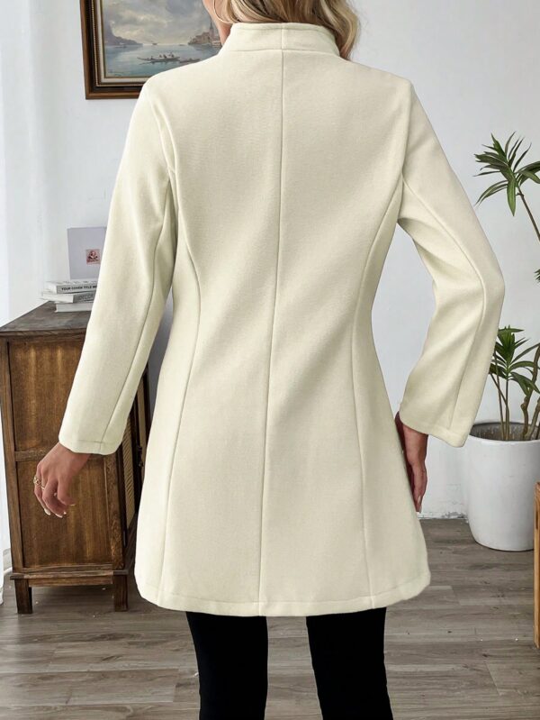 Chaqueta de Lana Casual para Vacaciones con Cuello Mini - Image 58