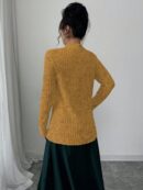 Chaqueta de Terciopelo Acanalada Casual con Bolsillos