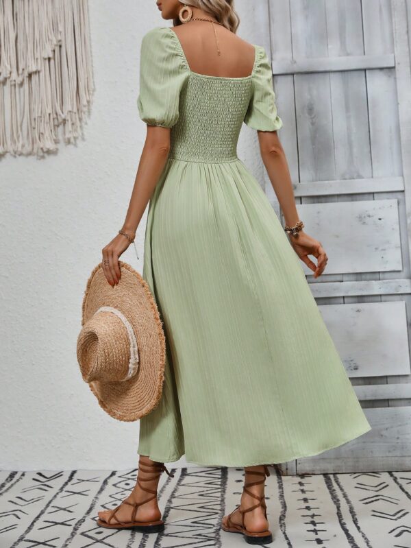 Vestido Largo Boho Floral con Nudo y Abertura en Pierna - Image 115
