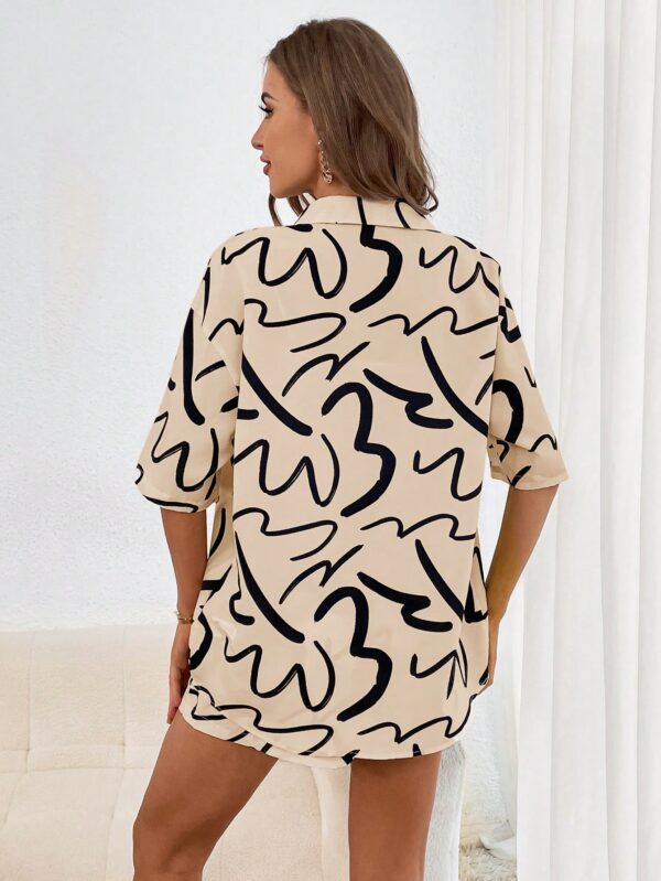 Conjunto Veraniego de Shorts y Camisa Estampada - Image 9