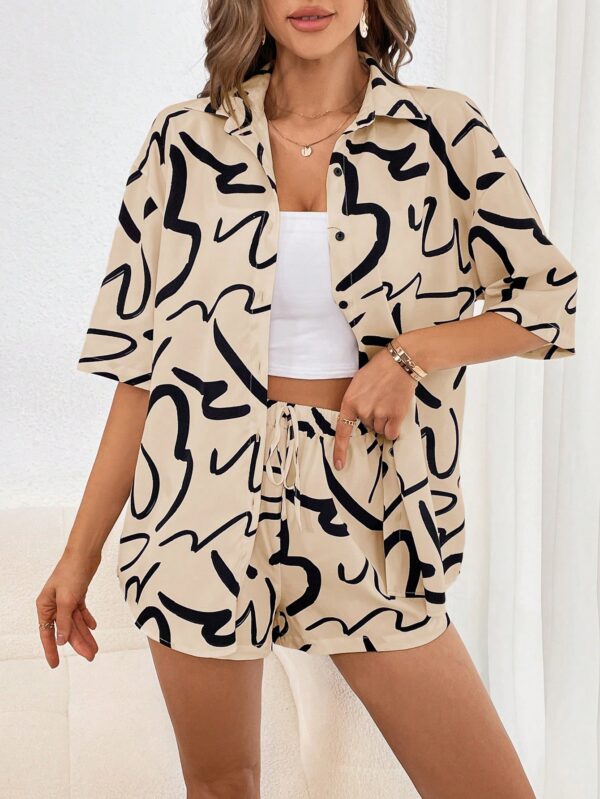 Conjunto Veraniego de Shorts y Camisa Estampada - Image 10