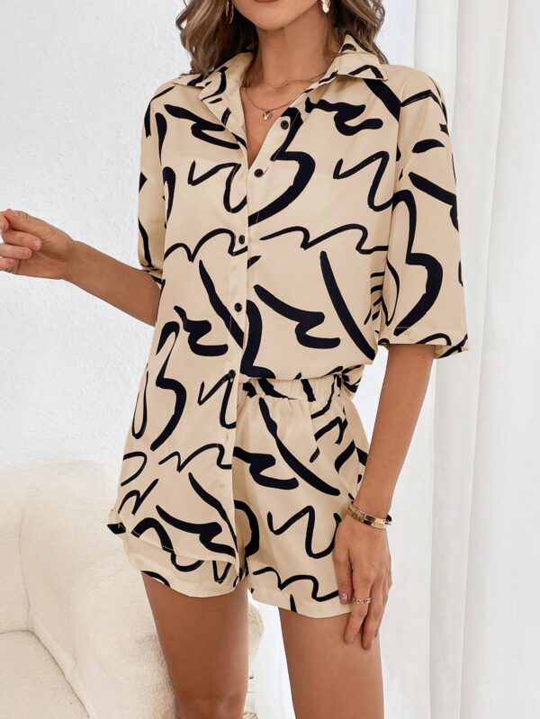 Conjunto Veraniego de Shorts y Camisa Estampada - Image 12