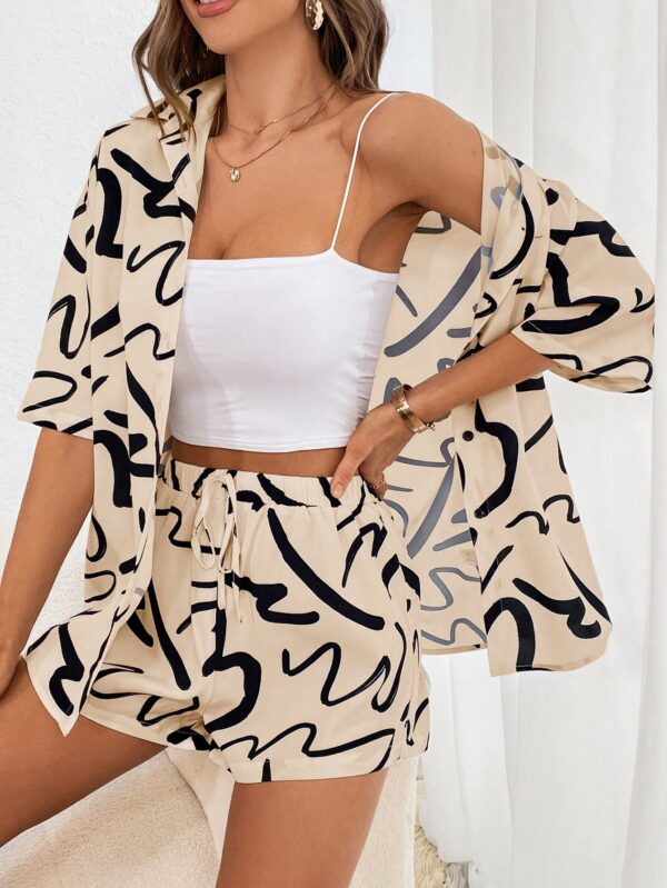 Conjunto Veraniego de Shorts y Camisa Estampada - Image 14