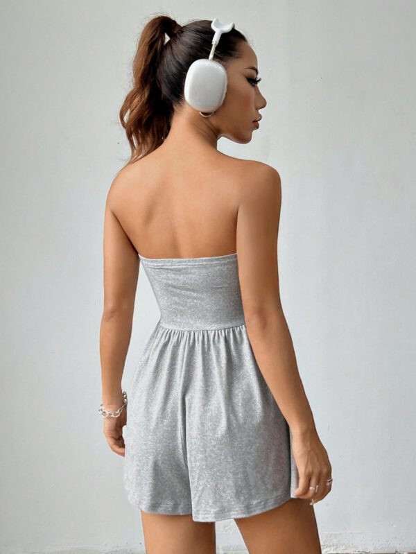 Romper Tubo Ruched Veraniego Sexy de Tiro Alto - Image 8
