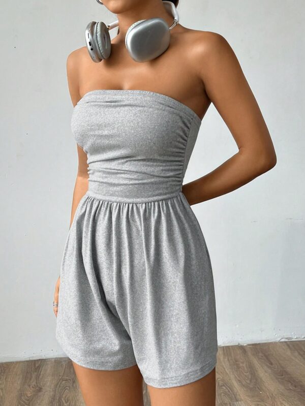 Romper Tubo Ruched Veraniego Sexy de Tiro Alto - Image 12