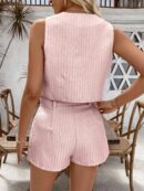 Conjunto Casual de Verano: Top sin Mangas y Shorts