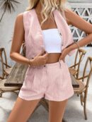 Conjunto Casual de Verano: Top sin Mangas y Shorts