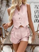 Conjunto Casual de Verano: Top sin Mangas y Shorts