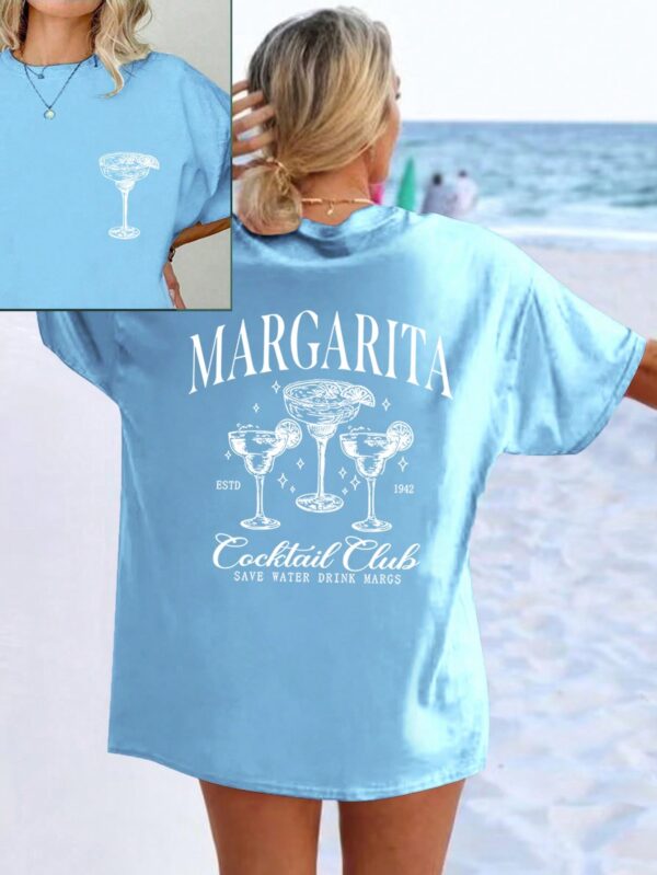 Remera de Verano con Estampado Gráfico y Manga Corta - Image 10