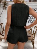 Conjunto Casual de Verano: Top sin Mangas y Shorts