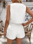 Conjunto Casual de Verano: Top sin Mangas y Shorts