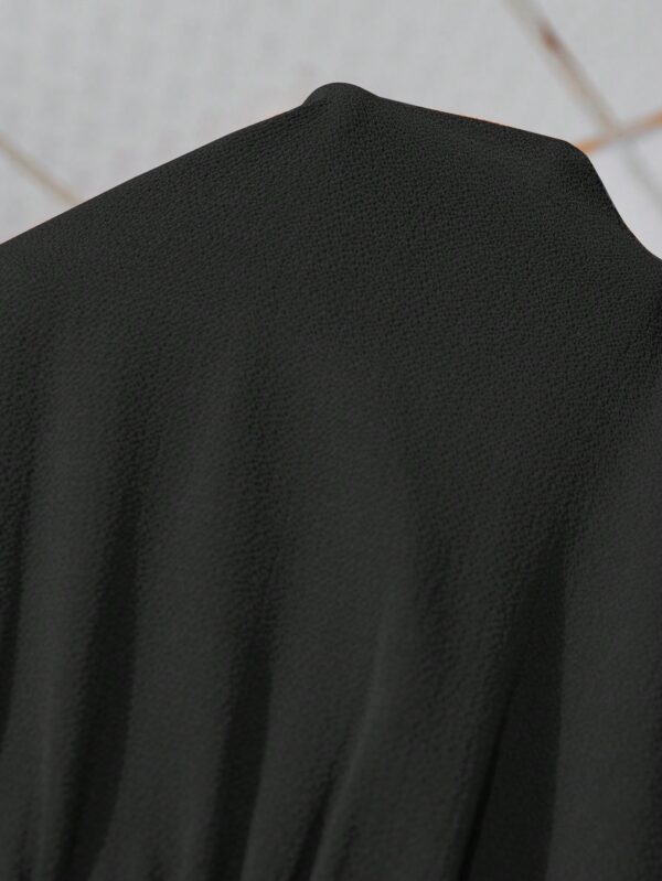 Mono Elegante de Pierna Ancha con Cinturón y Cuello Redondo - Image 13