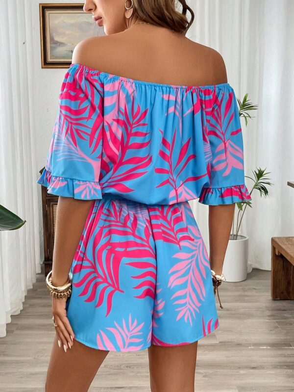 Mono Hawaiano con Hombros Descubiertos y Cintura Elástica - Image 2