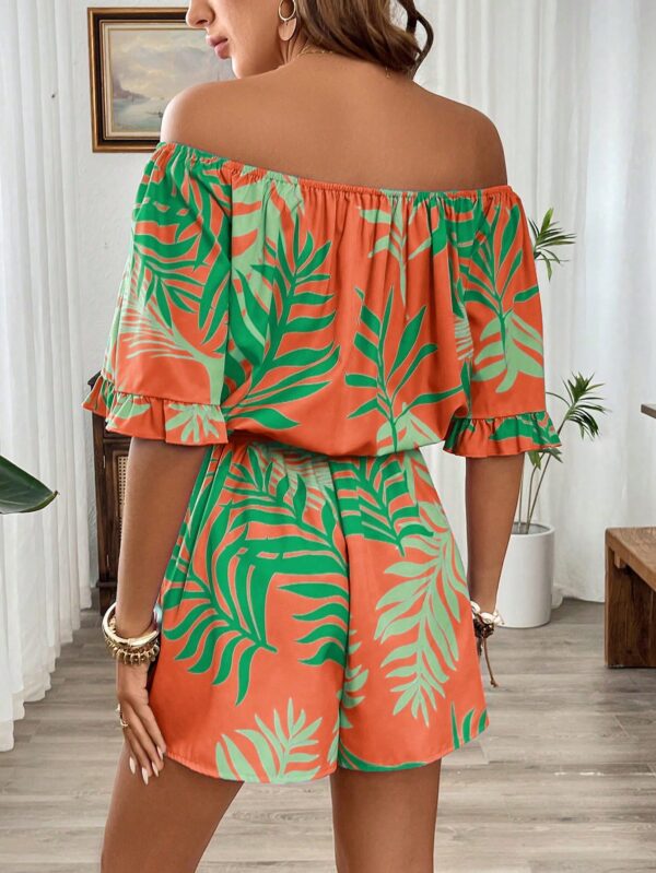 Mono Hawaiano con Hombros Descubiertos y Cintura Elástica - Image 8