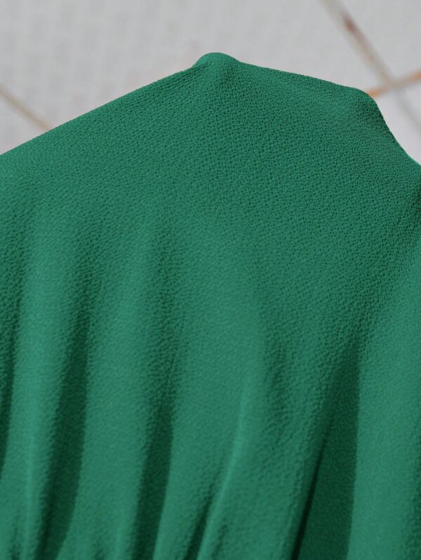 Mono Elegante de Pierna Ancha con Cinturón y Cuello Redondo - Image 60