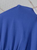 Mono Elegante de Pierna Ancha con Cinturón y Cuello Redondo
