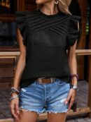 Blusa Veraniega con Volantes y Mangas Mariposa
