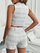 Conjunto Casual de Verano: Top sin Mangas y Shorts