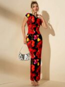 Vestido Largo Asimétrico Elegante Ajustado