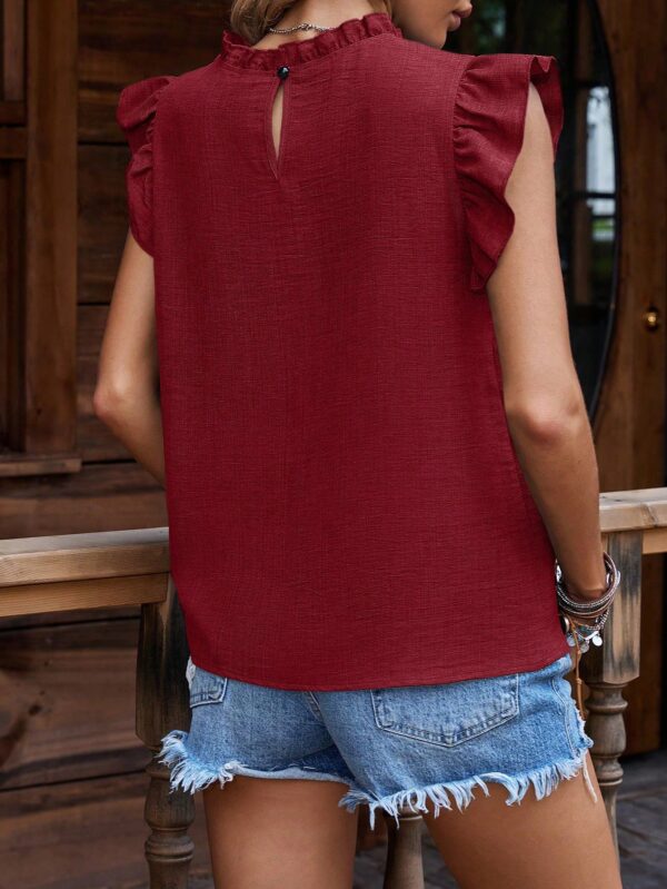Blusa Veraniega con Volantes y Mangas Mariposa - Image 2