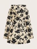 Chaqueta Reversible con Capucha Estampado Leopardo